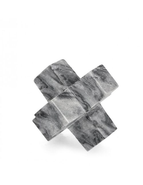 BIZZOTTO DECORAZIONE KANDY CROCE MARMO GRIGIO