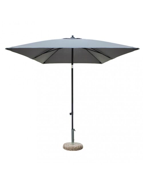 OMBRELLONE NICE NERO P/C 2 X 3 TELO GRIGIO