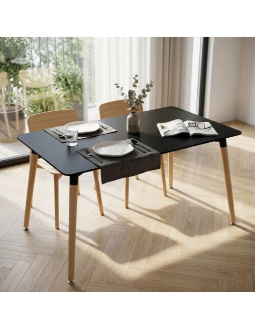 TAVOLO LIONE 120 X 80 NERO