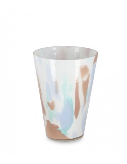 BIZZOTTO VASO MATARA VT AZZURR MARRONE LUCIDO H24