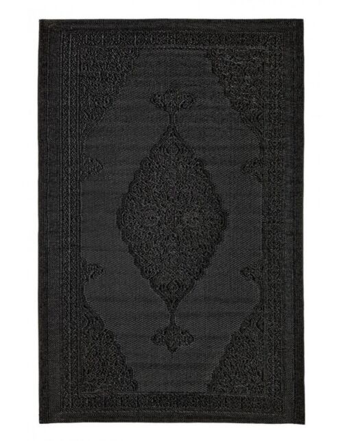 BIZZOTTO TAPPETO DELBAR NERO 120X180