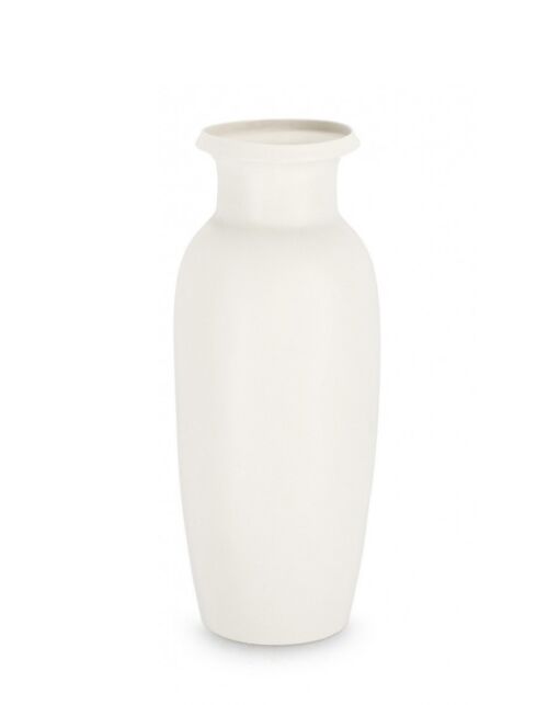 BIZZOTTO VASO MEDITERRANEAN BIANCO H33,5