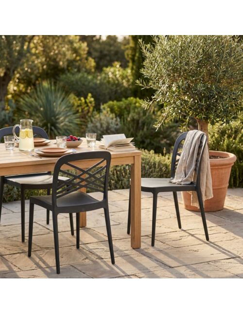 Sedia da giardino HARMONIE – antracite