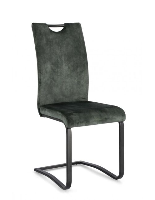 BIZZOTTO SEDIA KENNETH VELLUTO VERDE SCURO