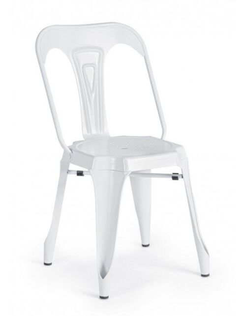 BIZZOTTO SEDIA MINNEAPOLIS BIANCO