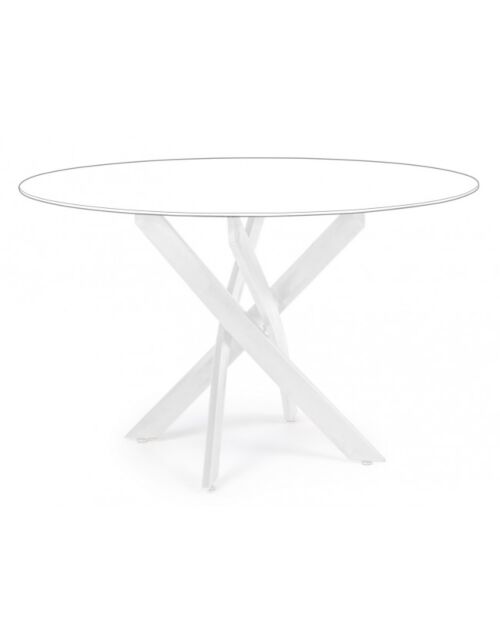 BIZZOTTO BASE TAVOLO GEORGE BIANCO D120
