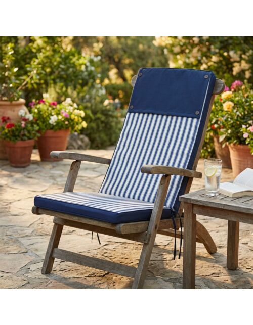 CUSCINO REAL ALTO RIGA BLU