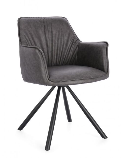 BIZZOTTO SEDIA C-BR GIREV.BREVAL GRIGIO
