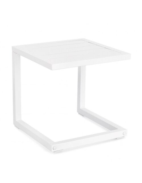 BIZZOTTO Tavolino da giardino HILDE 40X40 bianco LD30