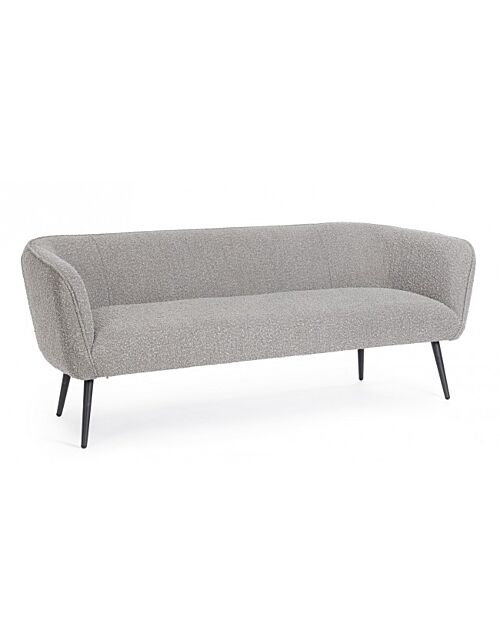 BIZZOTTO DIVANO 3P AVRIL GRIGIO BOUCLE'