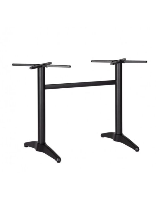 BIZZOTTO Base tavolo doppia DIANA alluminio H72 – robusta ed elegante