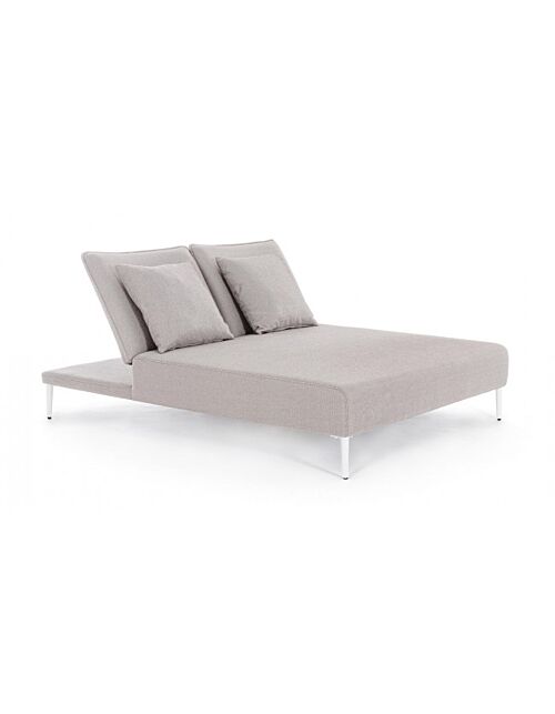 BIZZOTTO Lettino doppio VIPER bianco QS20/SAND