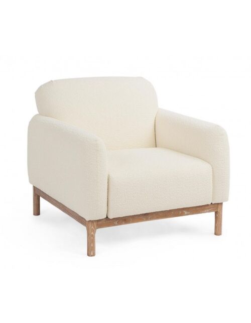 BIZZOTTO POLTRONA DETROIT NATURALE BOUCLE'
