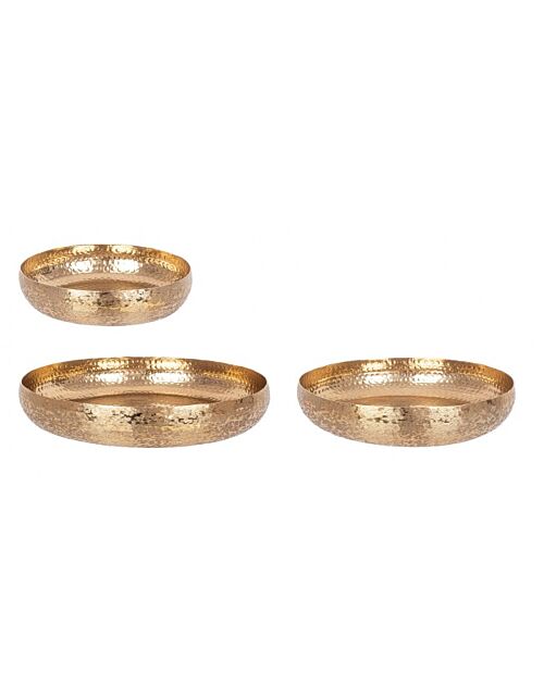 BIZZOTTO SET3 VASSOIO VARANASI TO ORO