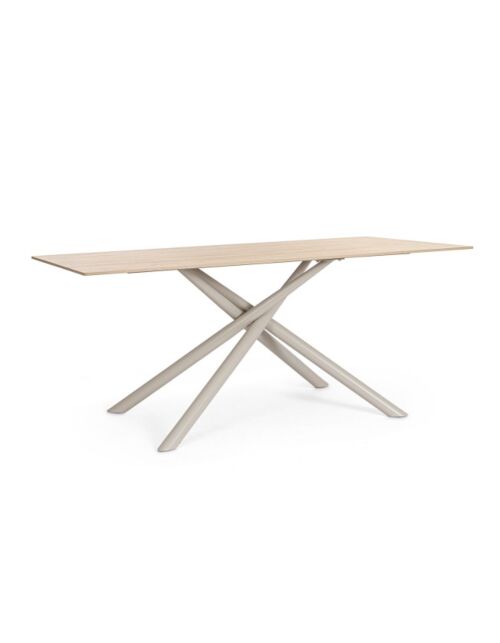 BIZZOTTO tavolo da pranzo AGRITA 180×90 beige