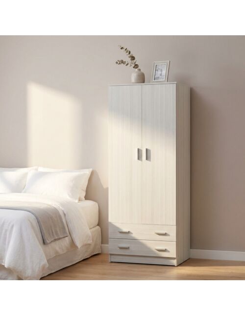 A45600EUK ARMADIO 2 ANTE 2 CASSETTI -KIT EUCALIPTO
