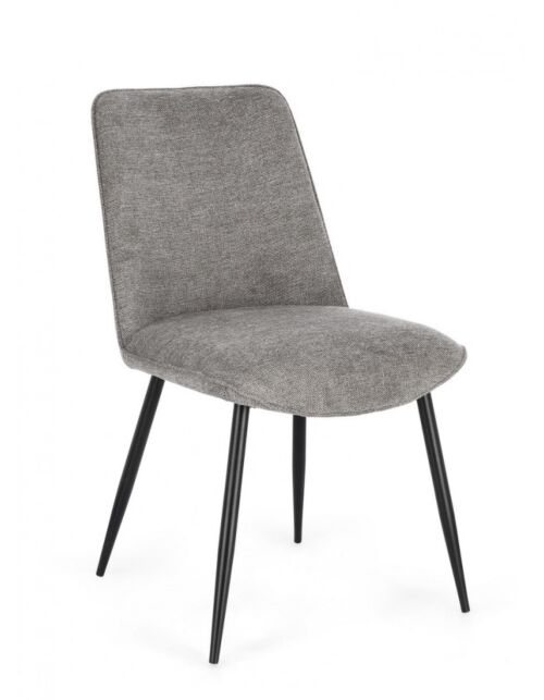 BIZZOTTO SEDIA CORA NERO/GRIGIO SCURO