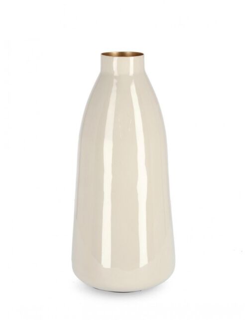 BIZZOTTO BOTTIGLIA DECORATIVA VELMA BEIGE H32,5