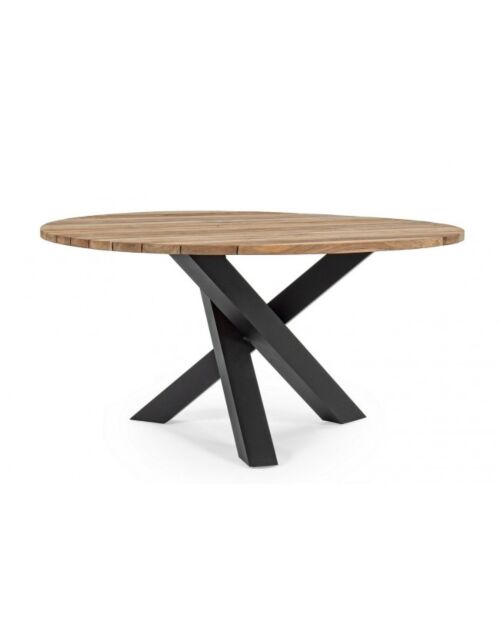 BIZZOTTO TAVOLO BRANDON D150 NERO PM02