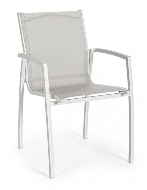 BIZZOTTO SEDIA C-BR HILLA BIANCO CLOUD LD30
