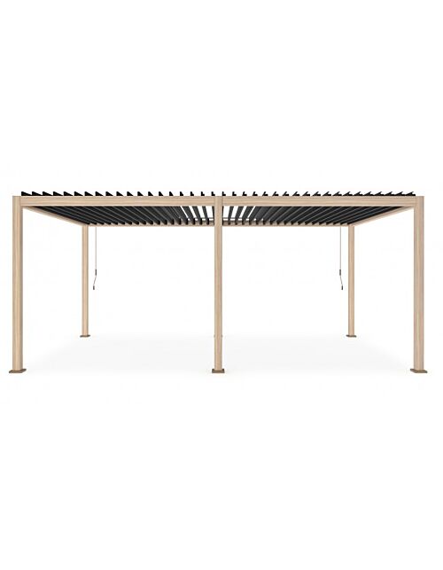 BIZZOTTO Pergola OCEAN 3,6x6 natural-antracite