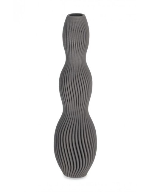 BIZZOTTO VASO SVENNA GRIGIO H32,5