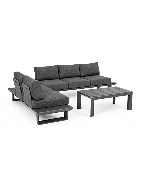 BIZZOTTO SET SALOTTO ANG.C-C KONNOR ANTRACITECX23