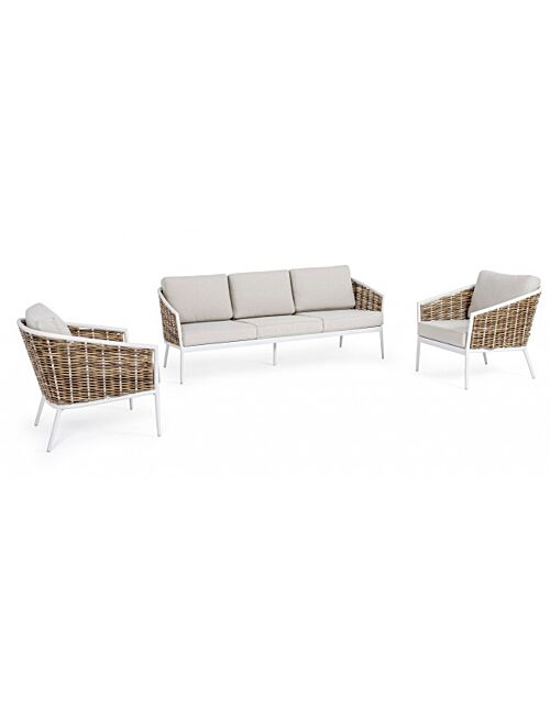 BIZZOTTO SET3 SALOTTO C-C MARIBELA BIANCO YK11