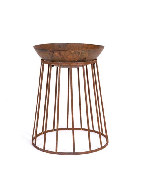 BIZZOTTO braciere da giardino EFESTO ruggine Ø50×63 – rotondo
