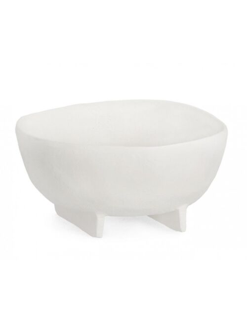 BIZZOTTO CIOTOLA DECORATIVA HISAR BIANCO H10