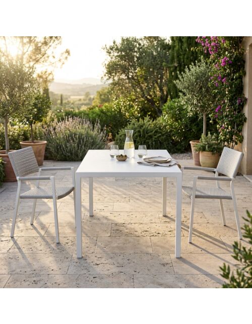 TAVOLO AUTOLIVELLANTE 80 X 120 X 76 BIANCO