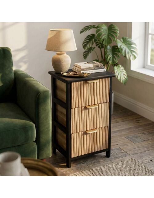 Cassettiera in legno CESAR con 3 cassetti