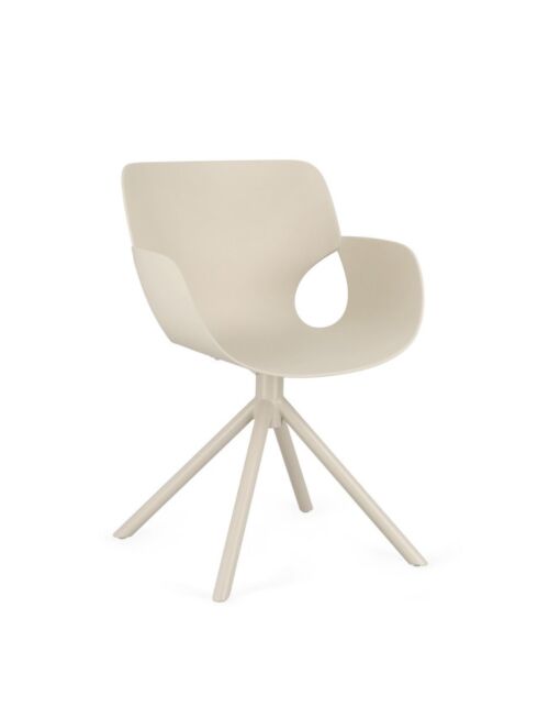 BIZZOTTO sedia LENNON beige con braccioli