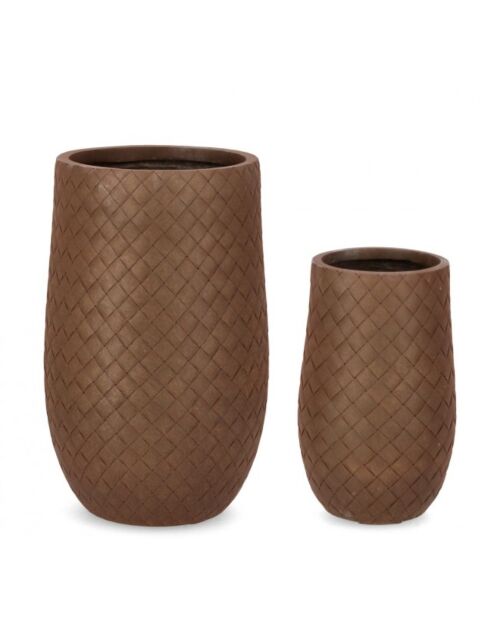 BIZZOTTO SET2 P.VASO RHOMBUS BOMB ALTO RUSTY
