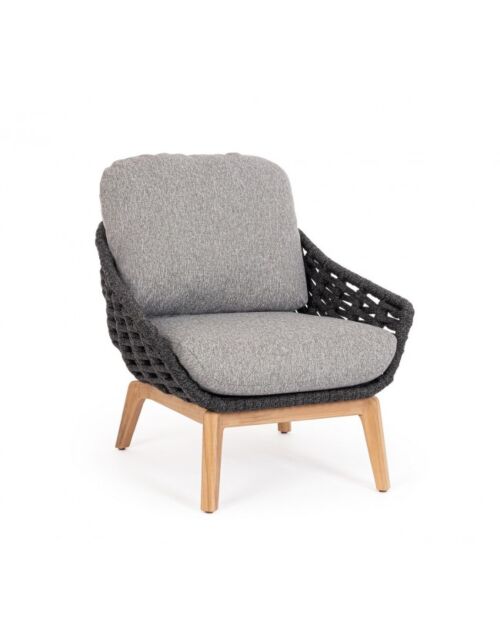 BIZZOTTO POLTRONA C-C TAMIRES ANTRACITE
