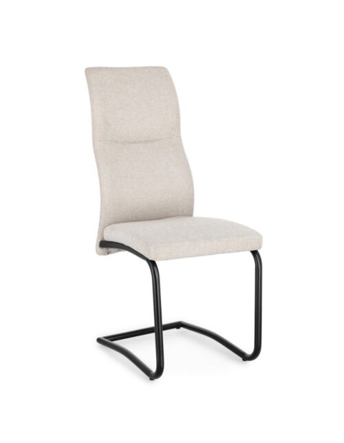 Sedia da pranzo BIZZOTTO THELMA nera/beige