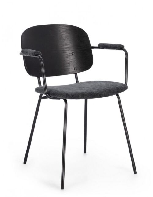 BIZZOTTO SEDIA C-BR SIENNA GRIGIO SCURO