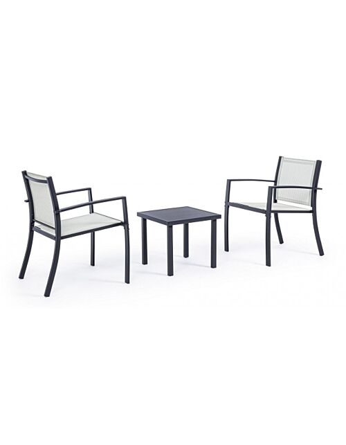 BIZZOTTO Set da giardino SET3 AURI antracite JA18