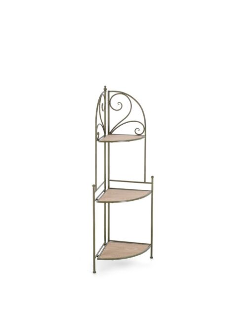 BIZZOTTO scaffale angolare GUENDA 3P verde scuro – pieghevole