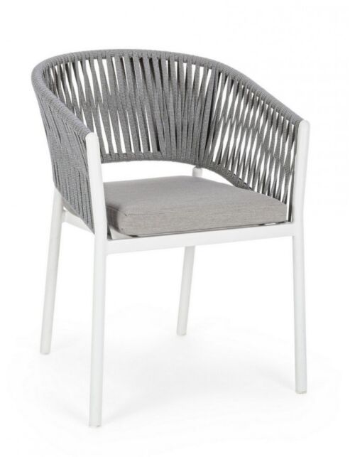 BIZZOTTO SEDIA C-BR C-C FLORENCIA BIANCO WG20