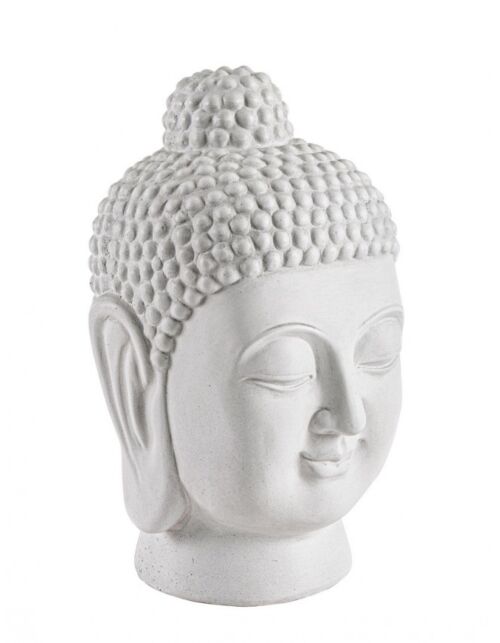 BIZZOTTO DECORAZIONE PATTAYA TESTA BUDDHA BIANCO