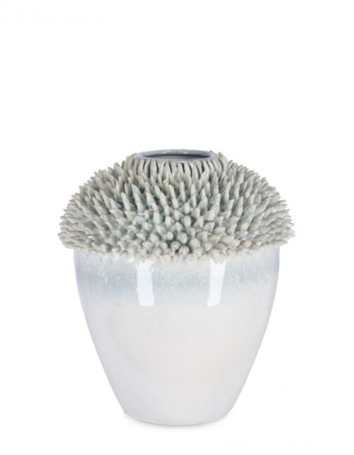 BIZZOTTO VASO IKU BIANCO VERDE H31,5