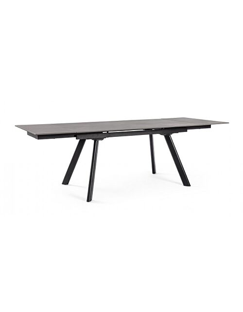 BIZZOTTO Tavolo allungabile da giardino JARKKO 160–240x90 nero