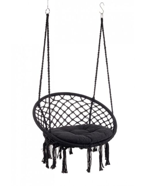 BIZZOTTO Amaca sospesa JAVIER nera D80X130H