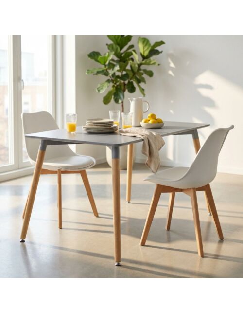 TAVOLO LIONE 140 X 80 GRIGIO