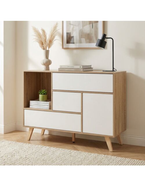 MOBILE EMORY BIANCO E NATURALE -  MO 806775
