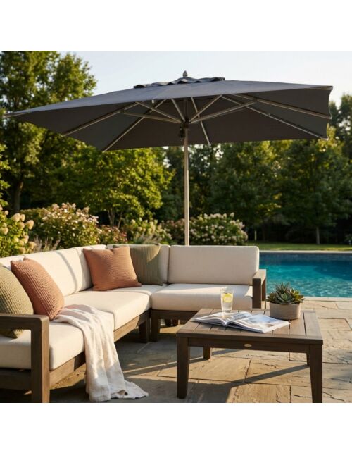 OMBRELLONE CRISTAL P/C ALLUMINIO 3 X 4