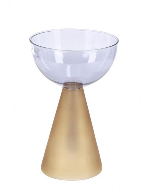 BIZZOTTO VASO TEMPEL VT BLU ARANCIO H20,5