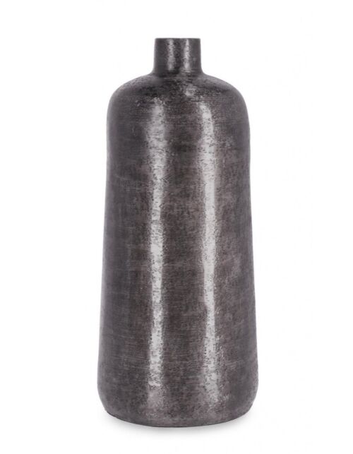 BIZZOTTO BOTTIGLIA DECORATIVA VARANASI NERO H44,5