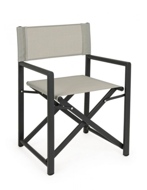 BIZZOTTO SEDIA REGISTA TAYLOR GRIGIO SCURO/BONE